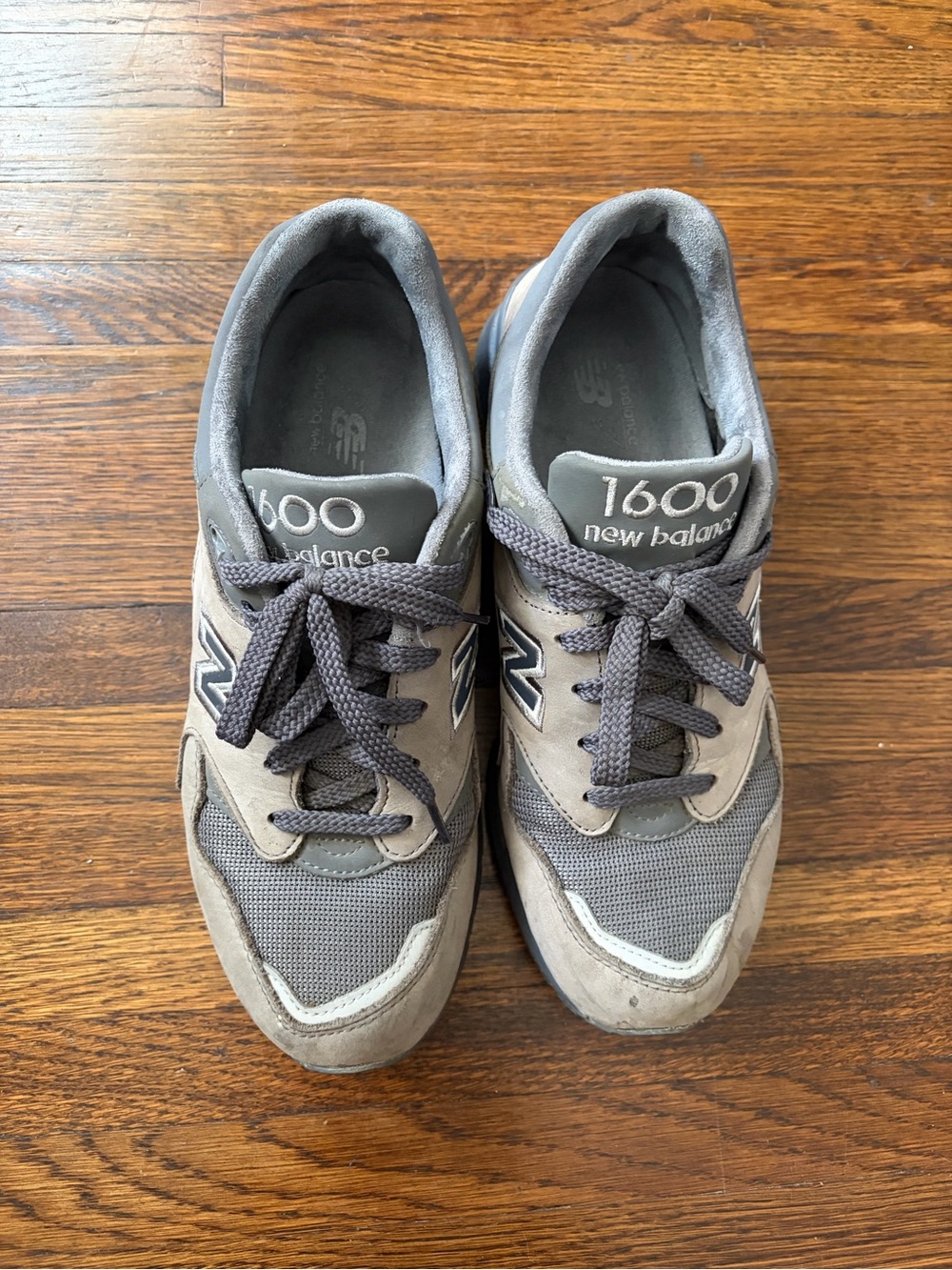 New Balance 1600 Men’s Sneakers in Gray and Taupe